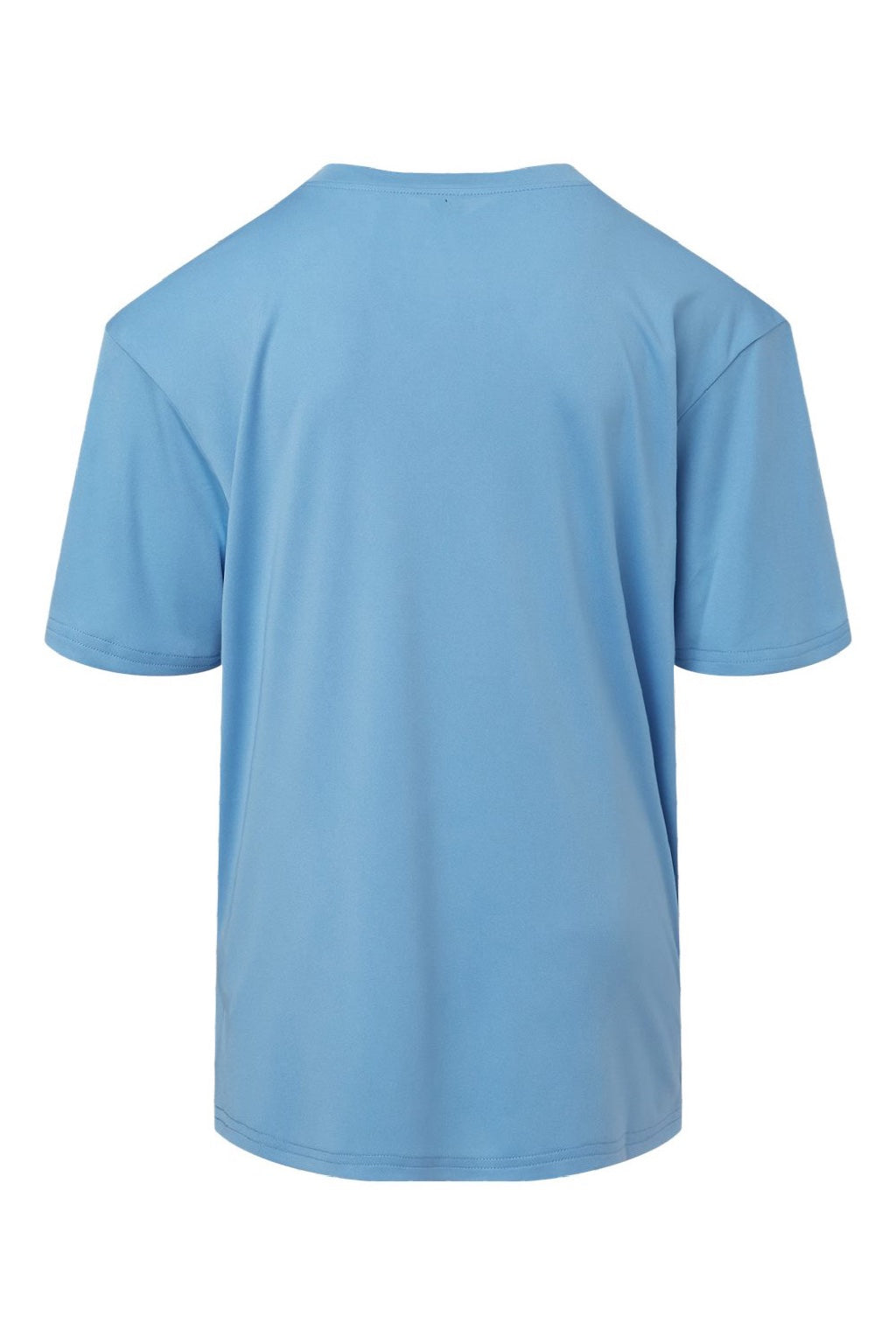 AllPro 48000Y Youth Pro Lock Performance Short Sleeve Crewneck T-Shirt Carolina Blue Flat Back