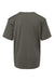 AllPro 48000Y Youth Pro Lock Performance Short Sleeve Crewneck T-Shirt Charcoal Grey Flat Back