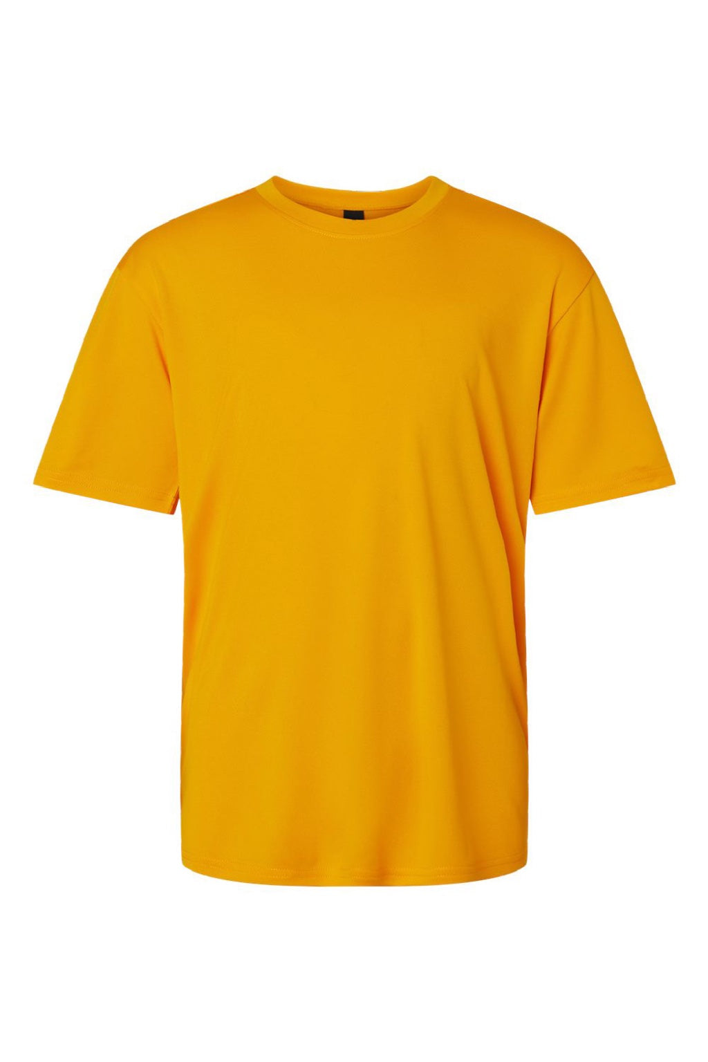 AllPro 48000Y Youth Pro Lock Performance Short Sleeve Crewneck T-Shirt Gold Flat Front
