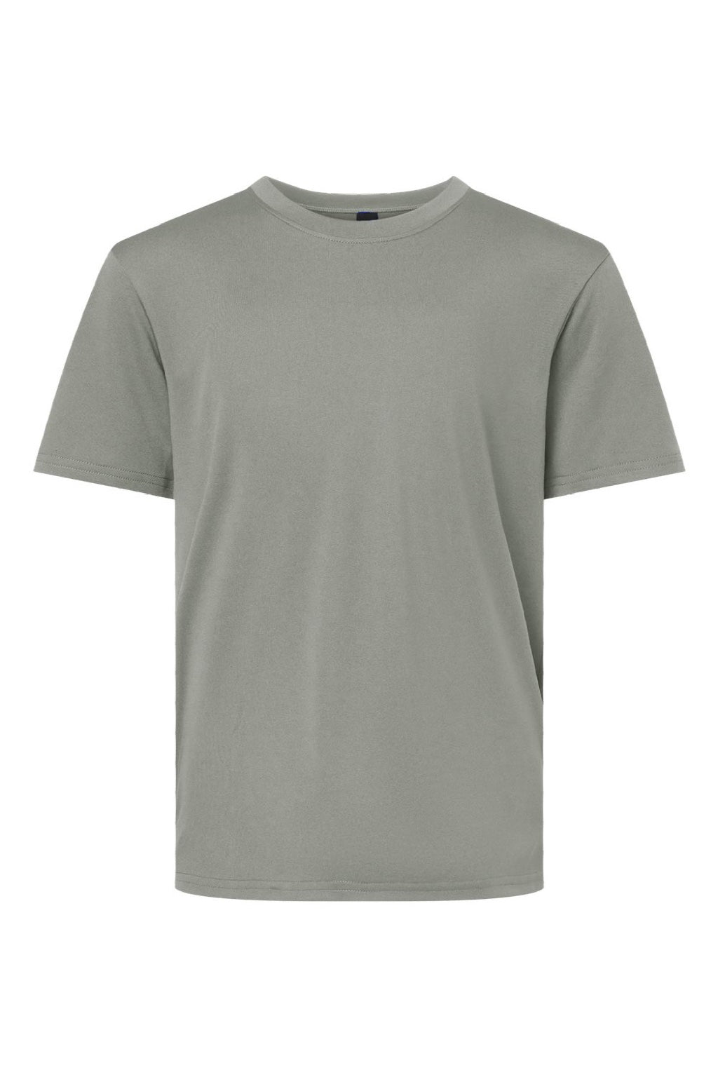 AllPro 48000Y Youth Pro Lock Performance Short Sleeve Crewneck T-Shirt Greystone Flat Front