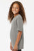 AllPro 48000Y Youth Pro Lock Performance Short Sleeve Crewneck T-Shirt Greystone Model Side