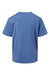 AllPro 48000Y Youth Pro Lock Performance Short Sleeve Crewneck T-Shirt Heather Royal Blue Flat Back