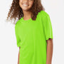 AllPro Youth Pro Lock Performance Moisture Wicking Short Sleeve Crewneck T-Shirt - Lime Green - Coming Soon