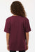 AllPro 48000Y Youth Pro Lock Performance Short Sleeve Crewneck T-Shirt Maroon Model Back