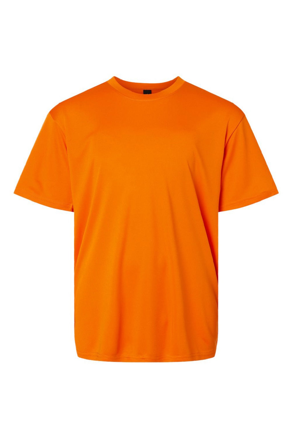 AllPro 48000Y Youth Pro Lock Performance Short Sleeve Crewneck T-Shirt Neon Orange Flat Front