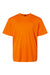 AllPro 48000Y Youth Pro Lock Performance Short Sleeve Crewneck T-Shirt Neon Orange Flat Front