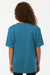 AllPro 48000Y Youth Pro Lock Performance Short Sleeve Crewneck T-Shirt Pacific Blue Model Back