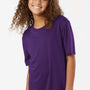 AllPro Youth Pro Lock Performance Moisture Wicking Short Sleeve Crewneck T-Shirt - Purple - Coming Soon