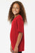 AllPro 48000Y Youth Pro Lock Performance Short Sleeve Crewneck T-Shirt Red Model Side