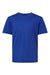 AllPro 48000Y Youth Pro Lock Performance Short Sleeve Crewneck T-Shirt Royal Blue Flat Front