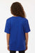 AllPro 48000Y Youth Pro Lock Performance Short Sleeve Crewneck T-Shirt Royal Blue Model Back