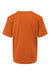AllPro 48000Y Youth Pro Lock Performance Short Sleeve Crewneck T-Shirt Rust Orange Flat Back