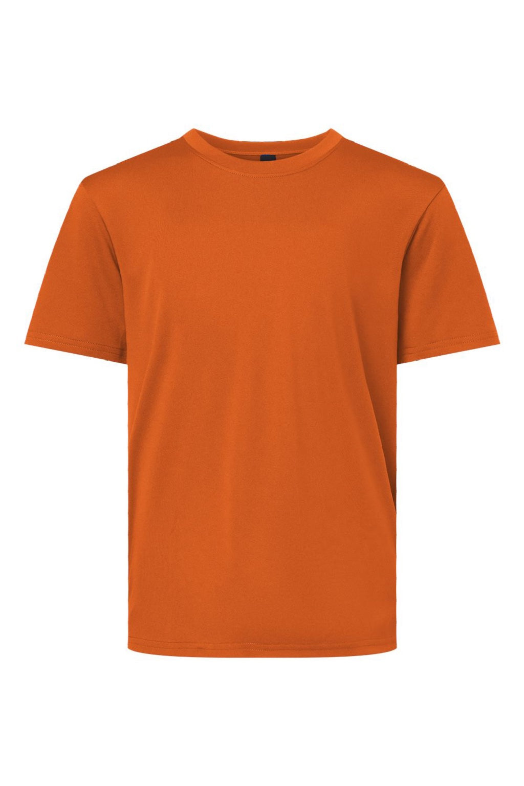 AllPro 48000Y Youth Pro Lock Performance Short Sleeve Crewneck T-Shirt Rust Orange Flat Front
