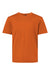 AllPro 48000Y Youth Pro Lock Performance Short Sleeve Crewneck T-Shirt Rust Orange Flat Front