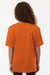 AllPro 48000Y Youth Pro Lock Performance Short Sleeve Crewneck T-Shirt Rust Orange Model Back
