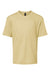 AllPro 48000Y Youth Pro Lock Performance Short Sleeve Crewneck T-Shirt Vegas Gold Flat Front