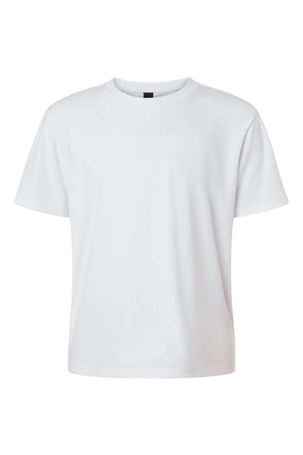 AllPro 48000Y Youth Pro Lock Performance Short Sleeve Crewneck T-Shirt White Flat Front