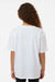 AllPro 48000Y Youth Pro Lock Performance Short Sleeve Crewneck T-Shirt White Model Back