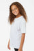 AllPro 48000Y Youth Pro Lock Performance Short Sleeve Crewneck T-Shirt White Model Side