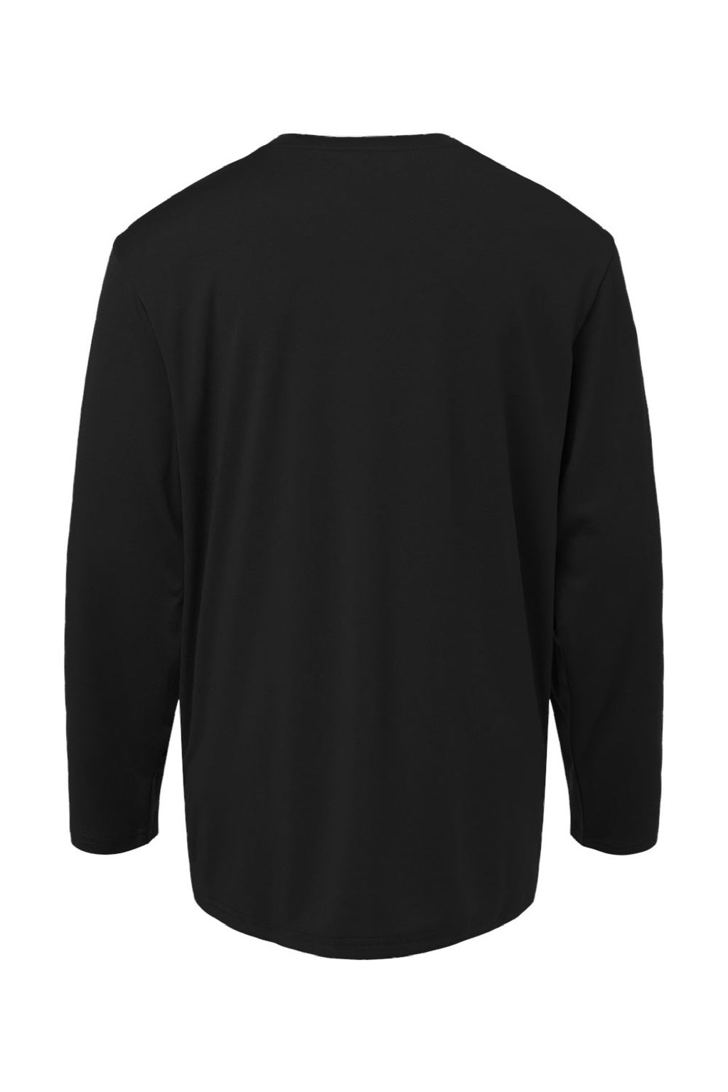 AllPro 48400Y Youth Pro Lock Performance Long Sleeve Crewneck T-Shirt Black Flat Back