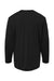 AllPro 48400Y Youth Pro Lock Performance Long Sleeve Crewneck T-Shirt Black Flat Back