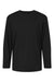 AllPro 48400Y Youth Pro Lock Performance Long Sleeve Crewneck T-Shirt Black Flat Front
