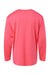 AllPro 48400Y Youth Pro Lock Performance Long Sleeve Crewneck T-Shirt Bright Pink Flat Back