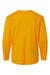 AllPro 48400Y Youth Pro Lock Performance Long Sleeve Crewneck T-Shirt Gold Flat Back