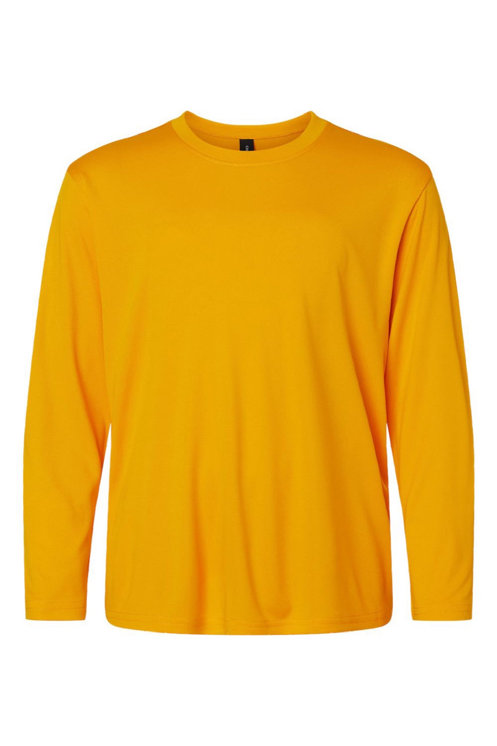 AllPro 48400Y Youth Pro Lock Performance Long Sleeve Crewneck T-Shirt Gold Flat Front