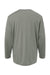 AllPro 48400Y Youth Pro Lock Performance Long Sleeve Crewneck T-Shirt Greystone Flat Back