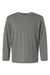 AllPro 48400Y Youth Pro Lock Performance Long Sleeve Crewneck T-Shirt Heather Granite Grey Flat Front