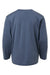 AllPro 48400Y Youth Pro Lock Performance Long Sleeve Crewneck T-Shirt Heather Navy Blue Flat Back