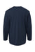 AllPro 48400Y Youth Pro Lock Performance Long Sleeve Crewneck T-Shirt Navy Blue Flat Back