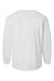 AllPro 48400Y Youth Pro Lock Performance Long Sleeve Crewneck T-Shirt White Flat Back