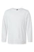 AllPro 48400Y Youth Pro Lock Performance Long Sleeve Crewneck T-Shirt White Flat Front