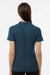 AllPro 62800L Womens Pique Short Sleeve Polo Shirt Atlantic Blue Model Back