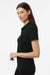 AllPro 62800L Womens Pique Short Sleeve Polo Shirt Black Model Side
