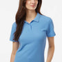 AllPro Womens Wrinkle Resistant Pique Short Sleeve Polo Shirt - Carolina Blue - Coming Soon