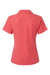 AllPro 62800L Womens Pique Short Sleeve Polo Shirt Coral Flat Back