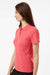 AllPro 62800L Womens Pique Short Sleeve Polo Shirt Coral Model Side
