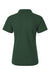 AllPro 62800L Womens Pique Short Sleeve Polo Shirt Forest Green Flat Back