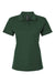 AllPro 62800L Womens Pique Short Sleeve Polo Shirt Forest Green Flat Front
