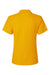 AllPro 62800L Womens Pique Short Sleeve Polo Shirt Gold Flat Back