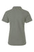 AllPro 62800L Womens Pique Short Sleeve Polo Shirt Greystone Flat Back
