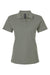 AllPro 62800L Womens Pique Short Sleeve Polo Shirt Greystone Flat Front