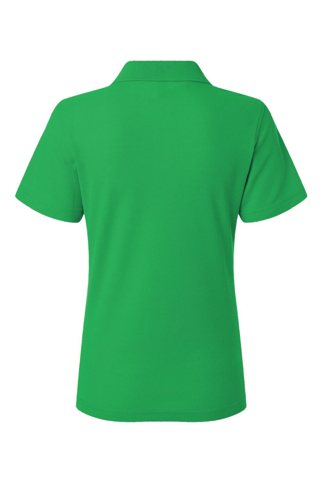 AllPro 62800L Womens Pique Short Sleeve Polo Shirt Kelly Green Flat Back