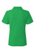 AllPro 62800L Womens Pique Short Sleeve Polo Shirt Kelly Green Flat Back