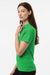 AllPro 62800L Womens Pique Short Sleeve Polo Shirt Kelly Green Model Side