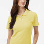 AllPro Womens Wrinkle Resistant Pique Short Sleeve Polo Shirt - Light Yellow - Coming Soon