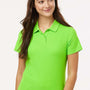 AllPro Womens Wrinkle Resistant Pique Short Sleeve Polo Shirt - Lime Green - Coming Soon